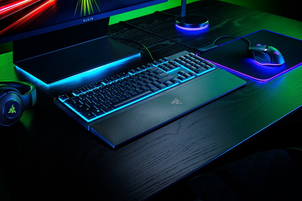 ภาพที่ให้รายละเอียดเกี่ยวกับ Razer Ornata V3 X - Low Profile Gaming Keyboard - คีย์แคป ไทย/อังกฤษ (TH/EN) (คีย์บอร์ดเกมมิ่ง)