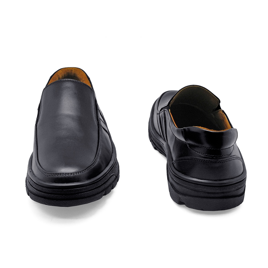 ลองดูภาพสินค้า TAYWIN(แท้) รองเท้าคัชชูหนังแท้ ผู้ชาย รุ่น MB-05 หนังนิ่มสีดำ