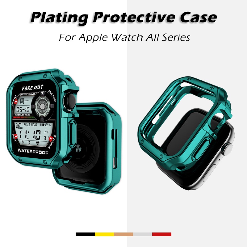 ลองดูภาพสินค้า เคสนาฬิกาข้อมือ TPU เคลือบเงา สําหรับ Apple Watch 49 มม. 45 มม. 41 มม. 44 มม. 40 มม. 42 มม. 38 มม. Apple Watch Ultra Series 8 7 6 5 4 3 2 SE