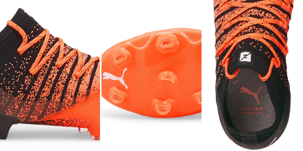 รูปภาพของ PUMA FOOTBALL - รองเท้าฟุตบอลชาย FUTURE 1.3 FG/AG สีส้ม - FTW - 10675101