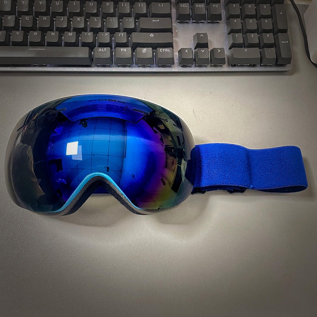 ลองดูภาพสินค้า แว่นตาเล่นสกี สองชั้น ป้องกันหมอก กัน UV400 สําหรับผู้ชาย ผู้หญิง