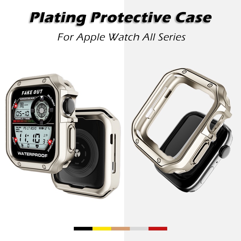 ลองดูภาพสินค้า เคสนาฬิกาข้อมือ TPU เคลือบเงา สําหรับ Apple Watch 49 มม. 45 มม. 41 มม. 44 มม. 40 มม. 42 มม. 38 มม. Apple Watch Ultra Series 8 7 6 5 4 3 2 SE