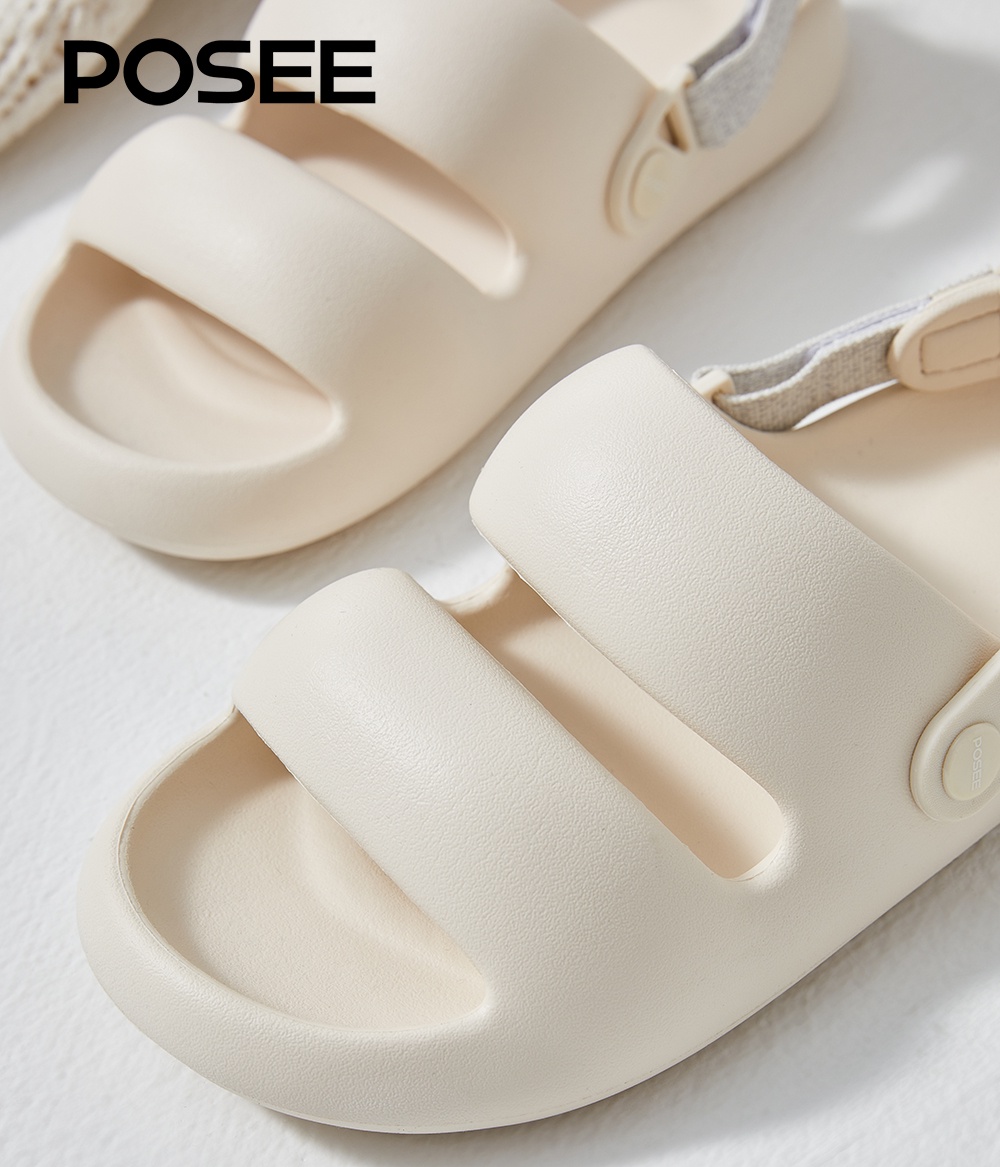 มุมมองเพิ่มเติมของสินค้า Posee 2023 2in1 Velcro Rmaxpro Tiktok Hot 38 รองเท้าแตะ พื้นนิ่ม สีแคนดี้ สําหรับผู้หญิง P27302W