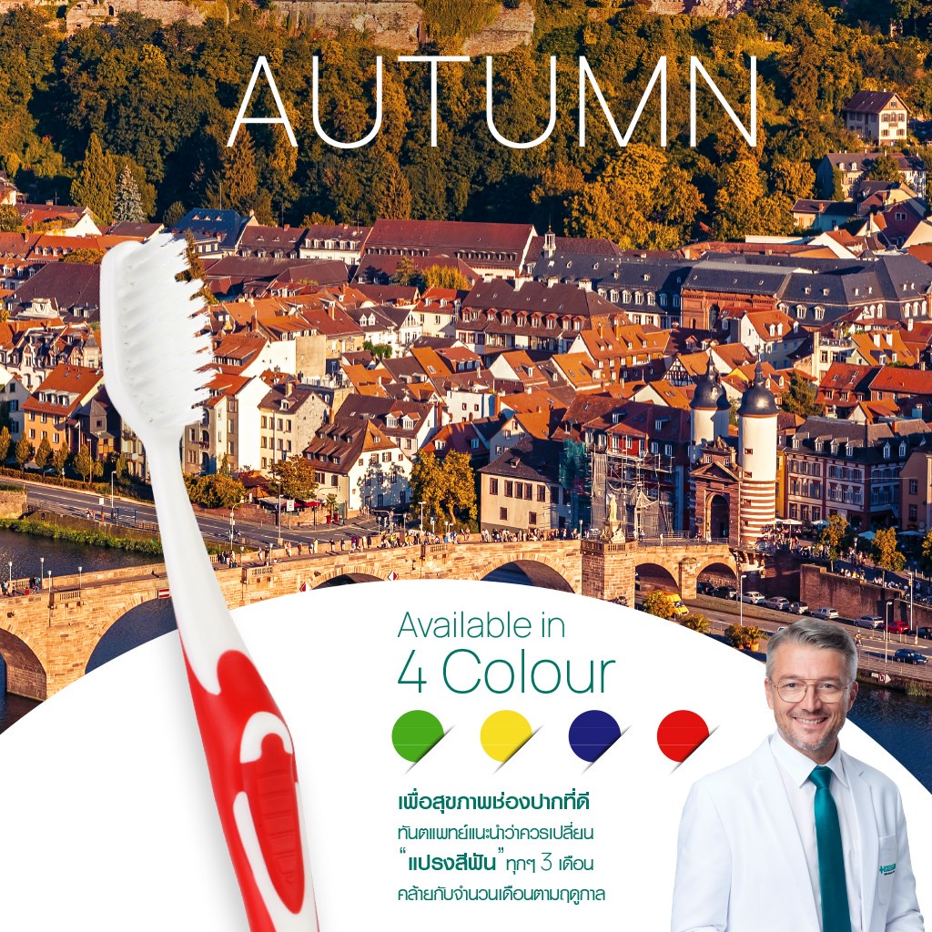 Dentiste Germany's World's Best Toothbrush แปรงสีฟันโฉมใหม่ ขนแปรงหนา ...