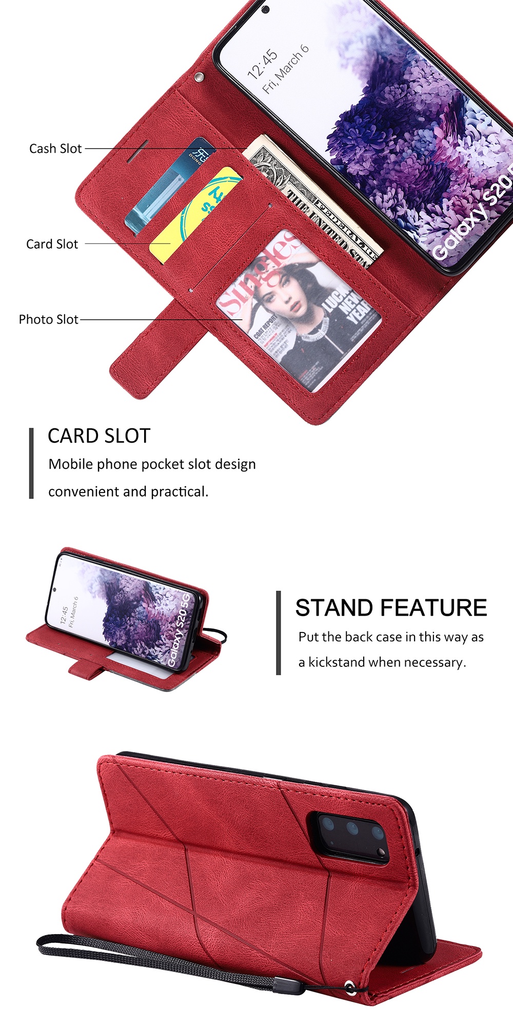มุมมองเพิ่มเติมของสินค้า เคส Xiaomi Redmi Note 11s 10s 10 11 9s 9 Pro 9T 10C 9A เคสฝาพับ Flip Cover Wallet pu Leather เคสหนัง soft Silicone TPU Bumper เคสเคสโทรศัพท์หนังฝาพับพร้อมช่องใส่บัตรสําหรับ redminote redmi9a redminote10 5G redmi9T redmi10C redmi10 redminote11 note11