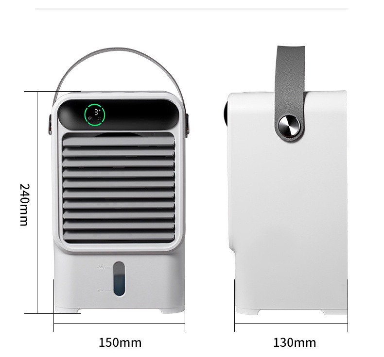 คำอธิบายเพิ่มเติมเกี่ยวกับ MOJIETU แบบพกพาน้ำ Cooling พัดลมตั้งโต๊ะ Air Cooler Mini พัดลมระบายความร้อน500Ml สำหรับห้องนอนบ้านสำนักงานกลางแจ้ง