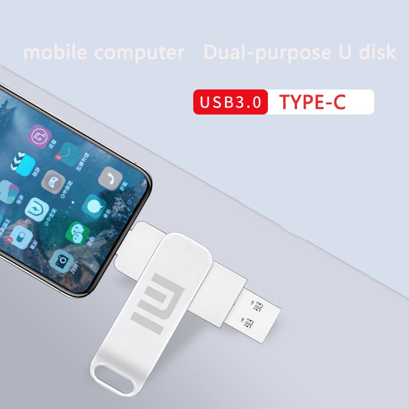 คำอธิบายเพิ่มเติมเกี่ยวกับ Xiao'mi TYPE-C แฟลชไดรฟ์ USB-C ความเร็วสูง 128gb 256gb 512gb 1tb 2tb สําหรับโทรศัพท์ Android คอมพิวเตอร์ และอุปกรณ์อื่น ๆ