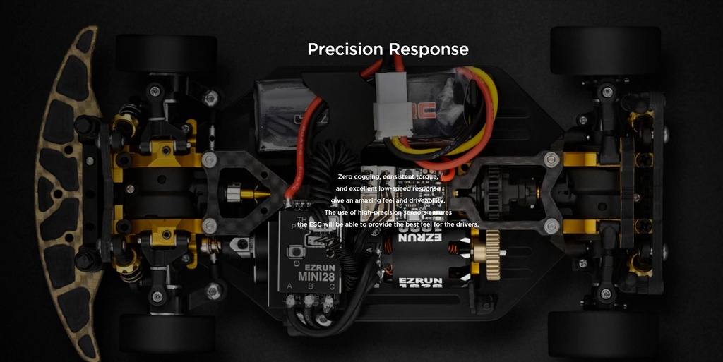 Hobbywing Ezrun MINI28 sensored brushless ESC (30A, 2S Lipo, 3.5A BEC