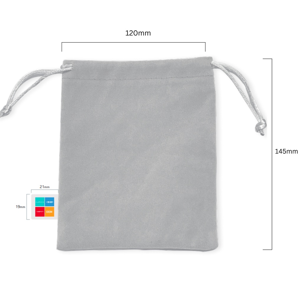 รายละเอียดเพิ่มเติมเกี่ยวกับ ACMIC ถุงผ้ากำมะหยี่ XS/S/M/L ถุงผ้าอเนกประสงค์ ถุงใส่พาวเวอร์แบงค์ ถุงกันรอยพาวเวอร์แบงค์ PowerBank ป้องกันฝุ่น พกพาสะด