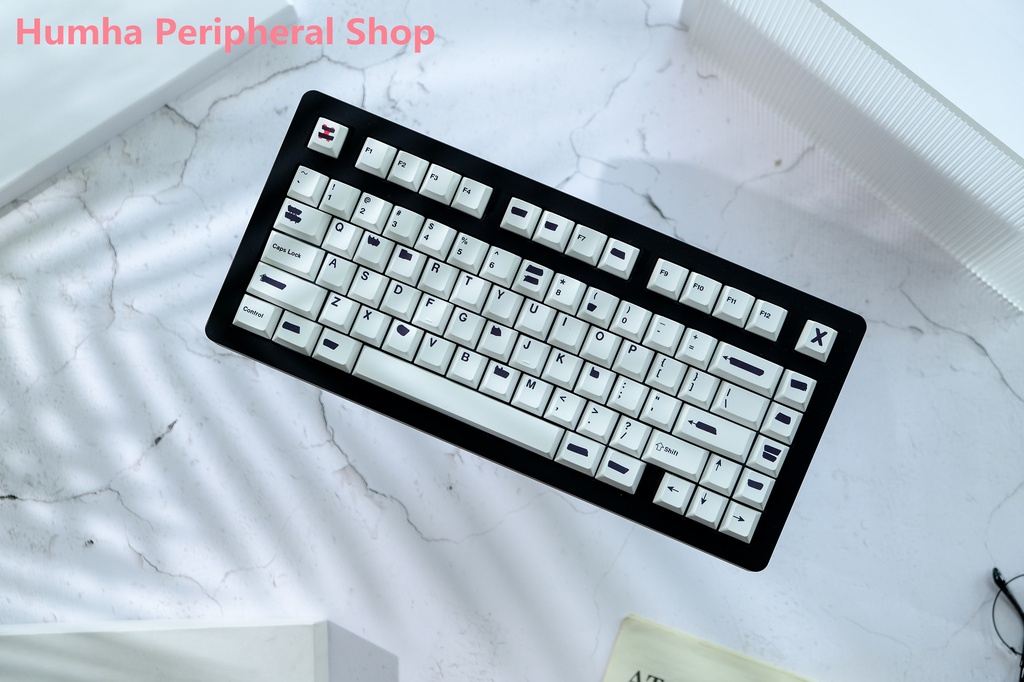 Humha Redacted keycaps วัสดุ PBT Dye-Sublimation โปรไฟล์เชอร์รี่ ...