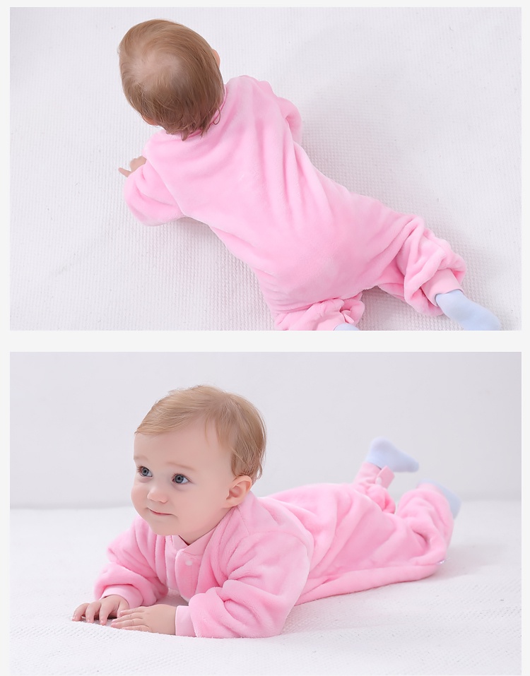 รูปภาพเพิ่มเติมเกี่ยวกับ ชุดบอดี้สูท แบบหนา แขนยาว สำหรับเด็กแรกเกิด 0-18 เดือน