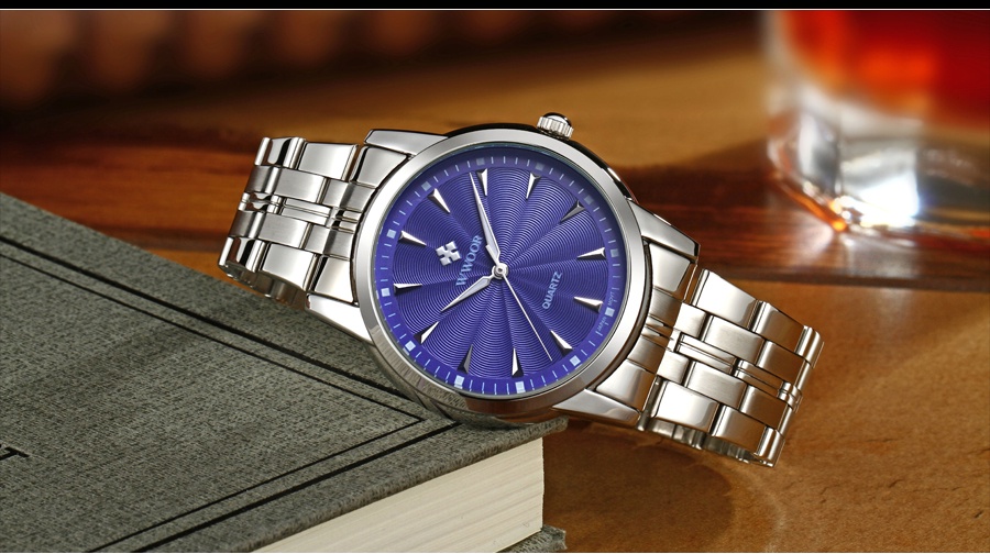 ภาพประกอบของ Wwoor นาฬิกาข้อมือ สายสแตนเลส กันน้ํา แฟชั่นสําหรับผู้ชาย 8028