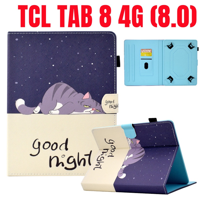 คำอธิบายเพิ่มเติมเกี่ยวกับ เคสแท็บเล็ต พิมพ์ลายการ์ตูนน่ารัก สําหรับ TCL TAB 8 TCL 8L TCL 4G (8.0)
