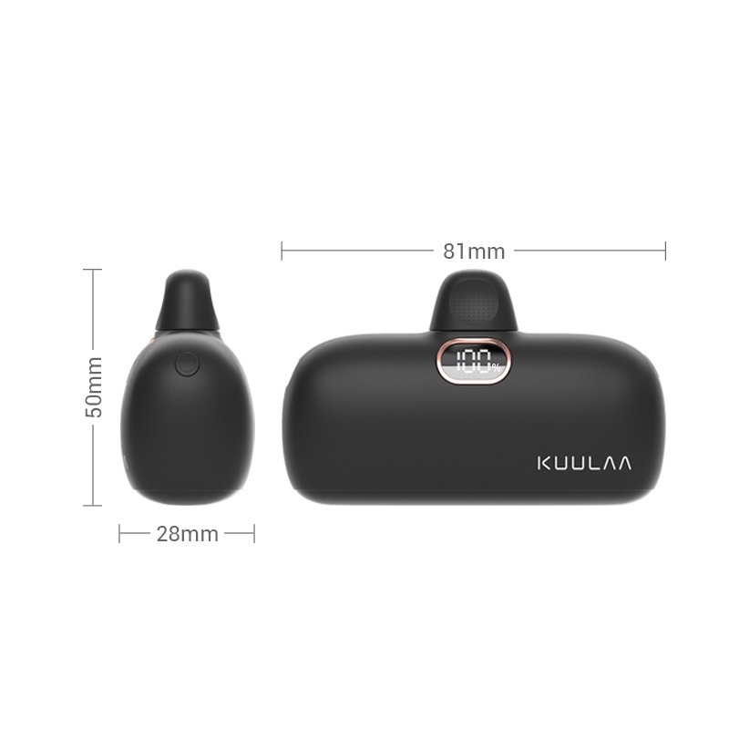 รูปภาพของ Kuulaa Mini PD 18W พาวเวอร์แบงค์ 5000mah แบตเตอรี่ภายนอก แบบพกพา ชาร์จเร็ว สําหรับ Samsung iPhone 14 13 12 pro max