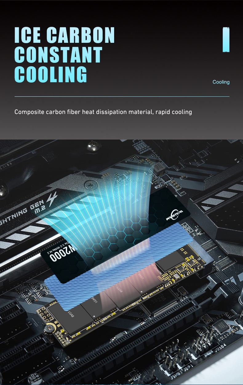 Walram NVMe PCIe Gen3x4 M.2 2280 SSD Read 2600MB/s Write 1700MB/s ...