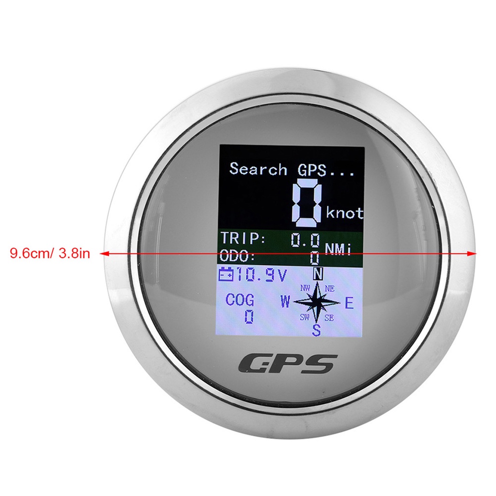 เกี่ยวกับ Aries306 เครื่องวัดความเร็ว Gps สเตนเลส 85 มม. กันน้ํา สําหรับรถยนต์ เรือ