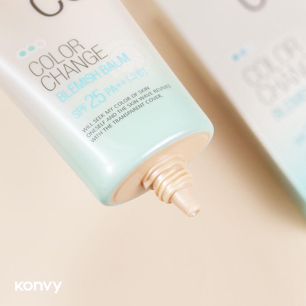 Welcos เวลคอส Color Change Blemish Balm SPF25 PA+++ 50ml ครีมปรับสีผิว ...