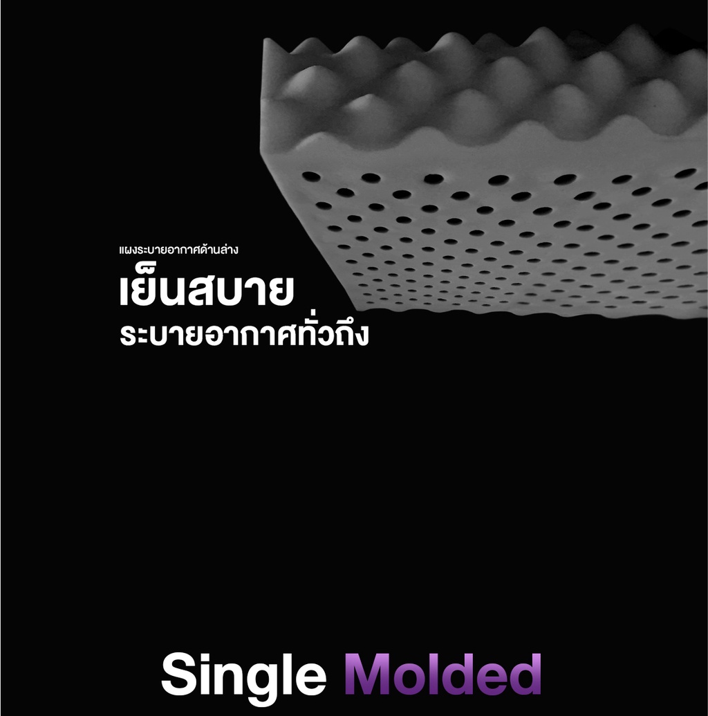 คำอธิบายเพิ่มเติมเกี่ยวกับ SiamLatex Double Slopes Black Charcoal หมอนยางพารา มีส่วนผสมของ ผงถ่านไม้ไผ่ หมอนเพื่อสุขภาพ แก้ปวดคอ ลดอาการกรน