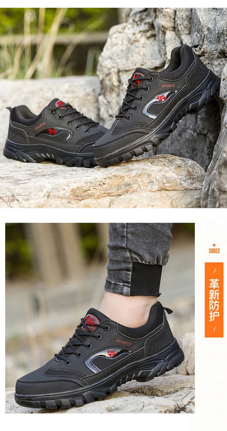 ภาพประกอบคำอธิบาย QiaoYiLuo รองเท้าปีนเขา รองเท้าเดินป่าสำหรับผู้ชาย มี 3 สีให้เลือก