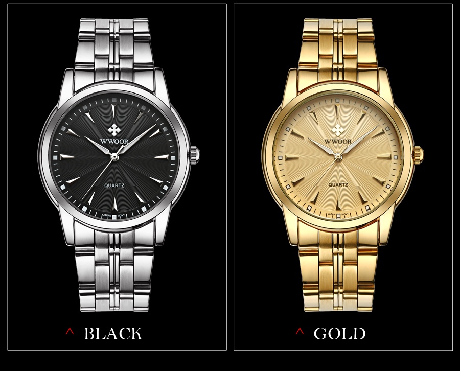 เกี่ยวกับสินค้า Wwoor นาฬิกาข้อมือ สายสแตนเลส กันน้ํา แฟชั่นสําหรับผู้ชาย 8028