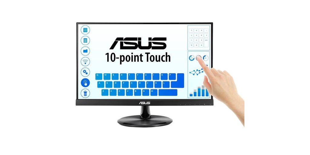 ASUS MONITOR VT229H TOUCH 21.5 FHD 1920X1080 10 POINT TOUCH IPS By ...