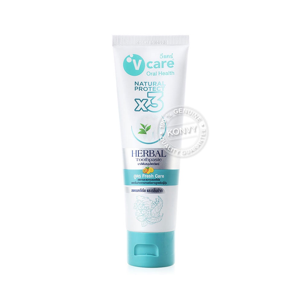 V care Herbal Toothpaste Fresh Care 70g. | Shopee Thailand