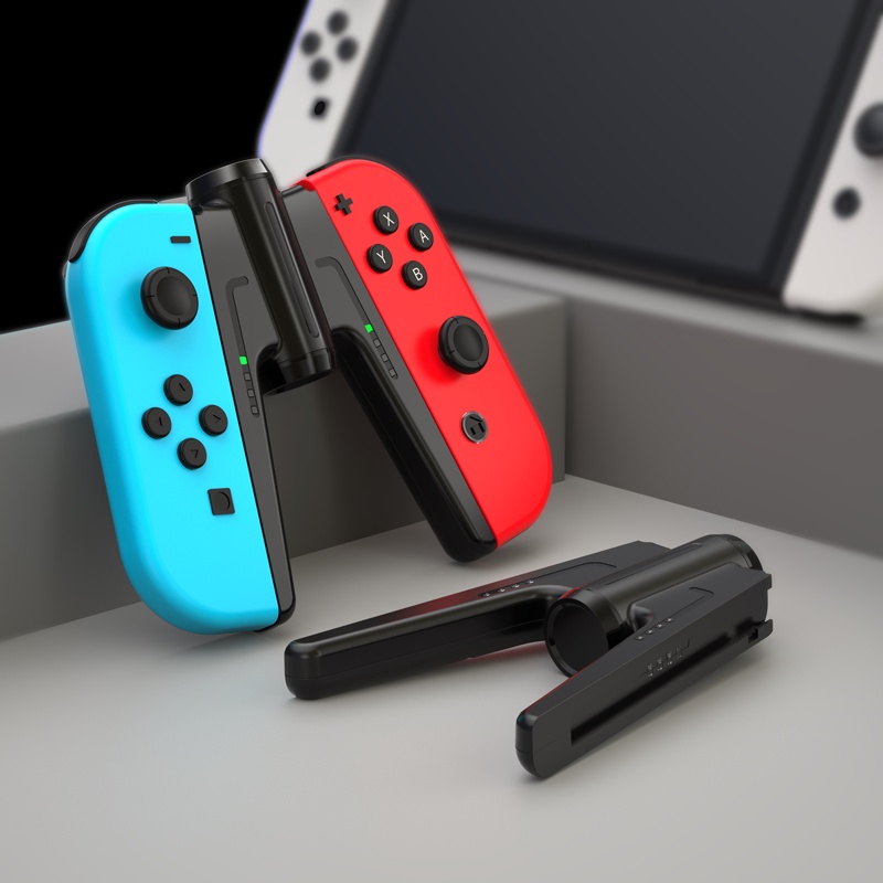 รูปภาพรายละเอียดของ Iine แท่นชาร์จ สําหรับ Nintendo Switch Joy Con - สีดํา