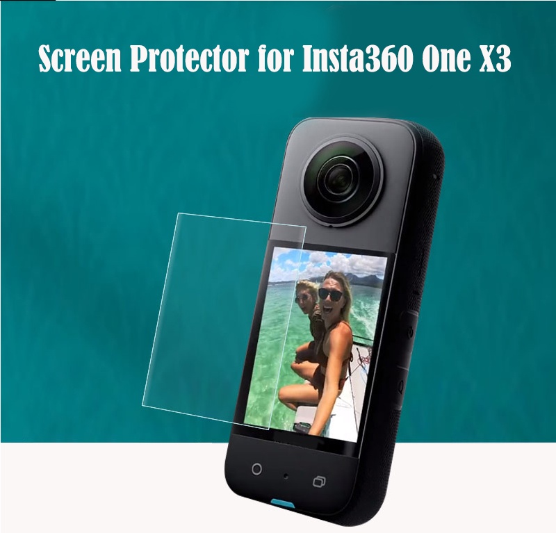 รายละเอียดเพิ่มเติมเกี่ยวกับ Insta360 X3 Screen Protector ฟิล์มป้องกันหน้าจอ Insta360 X3 ฟิล์มป้องกันหน้าจอ One X3 อุปกรณ์เสริมกล้องพาโนรามา