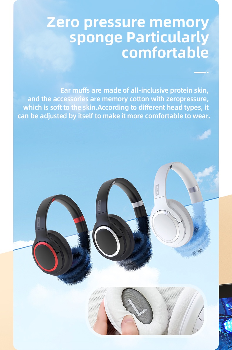 หูฟังสเตอริโอบลูทูธ Lenovo Thinkplus TH40 TWS พร้อมไมโครโฟน | Shopee ...