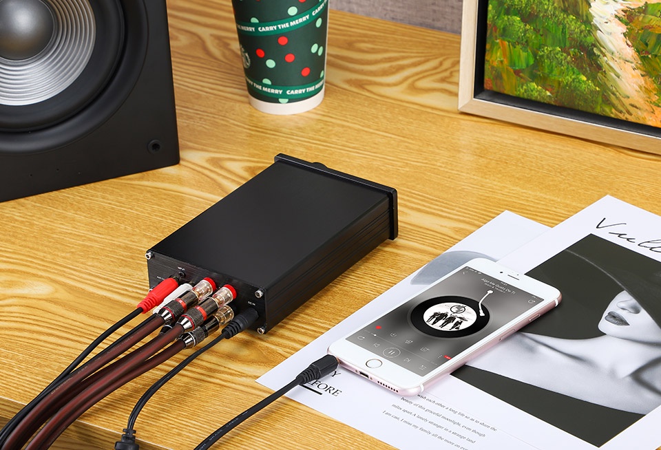 ภาพประกอบของ AIYIMA A07 TPA3255 Power Amplifier 300Wx2 HiFi Class D Stereo Digital Audio Amp 2.0 Channel Amplifier for Passive Speaker Home Audio