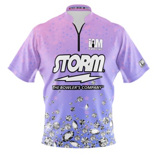 Storm DS เสื้อโปโล แขนสั้น พิมพ์ลายโบว์ลิ่ง 2091-ST 3D