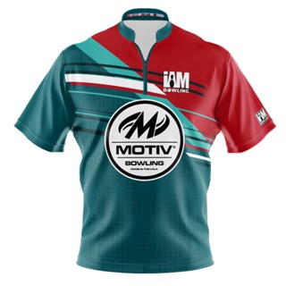 Motiv DS เสื้อโปโล แขนสั้น พิมพ์ลายโบว์ลิ่ง 2109-MT 3D