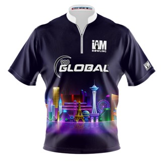 เสื้อโปโล 3D 900 Global DS Bowling Jersey 2102-9G สําหรับผู้ชาย