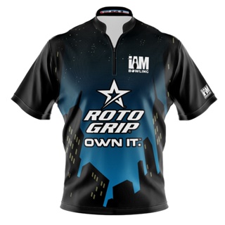 เสื้อโปโล แขนสั้น พิมพ์ลาย Roto Grip DS Bowling Jersey 2106-RG 3D