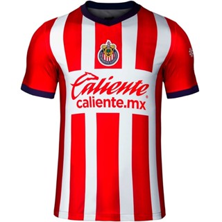 เสื้อกีฬาแขนสั้น ลายทีมชาติฟุตบอล Chivas Guadalajara 2022 23 ชุดเหย้า คุณภาพสูง สําหรับผู้ชาย ผู้ใหญ่