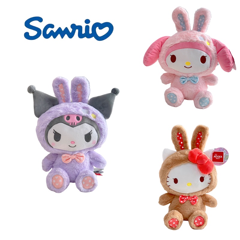 ตุ๊กตากระต่าย-kuromi-melody-hello-kitty-ของเล่นสําหรับเด็ก