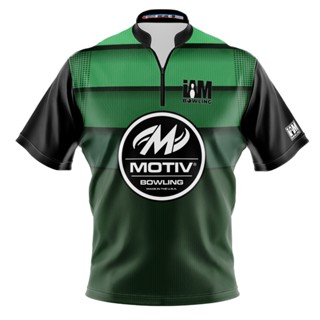 Motiv DS เสื้อโปโล แขนสั้น พิมพ์ลายโบว์ลิ่ง 2105-MT 3D