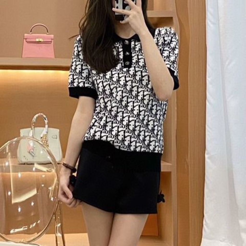 พร้อมส่ง-dio-เสื้อกันหนาว-แขนสั้น-สวมใส่สบาย-สําหรับผู้หญิง