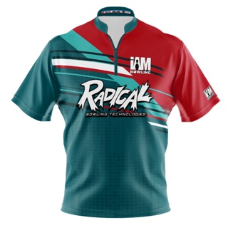 เสื้อโปโลแขนสั้น ลายทีม Radical DS Bowling 2109-RD 3D