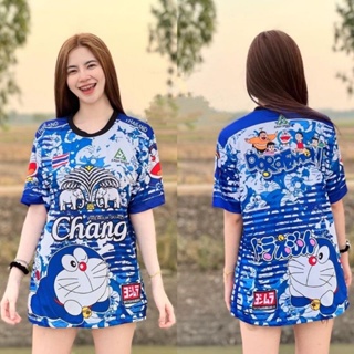 เสื้อกีฬาแขนสั้น ลายทีมชาติฟุตบอลชั้นนํา ประเทศไทย Chang Doraemon 2022