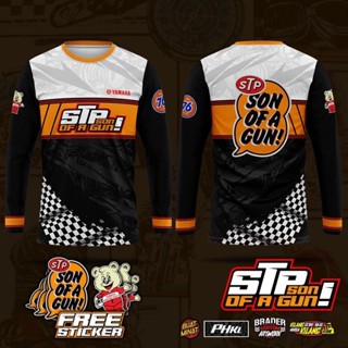 เสื้อยืด พิมพ์ลาย SON OF A GUN STP YAMAHA RACING JERSI BAJU BARU MALAYSIA