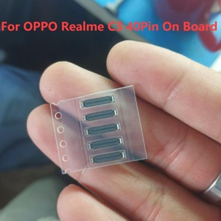 ตัวเชื่อมต่อหน้าจอ LCD FPC สําหรับ OPPO Realme C3 40Pin 1-10 ชิ้น