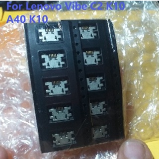 ขายดี แจ็คเชื่อมต่อปลั๊กไฟ Micro USB ขนาดเล็ก สําหรับ Lenovo Vibe C2 K10 A40 K10 1-5 ชิ้น