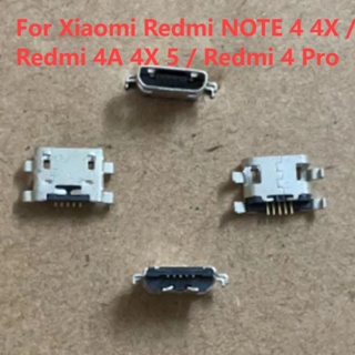 ซ็อกเก็ตแจ็คชาร์จ USB สําหรับ Xiaomi Redmi NOTE 4 4X Redmi 4A 4X 5 Redmi 4 Pro 10-100 ชิ้น