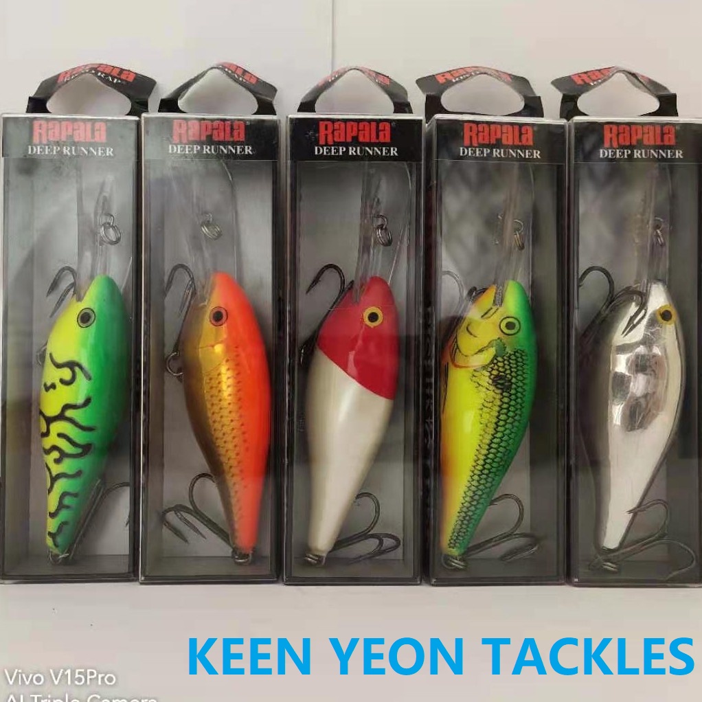 Lot De 6 Leurres Rapala Risto Rap #4 Shad Neufs En Boîte - Pour Pêche En Eau Douce