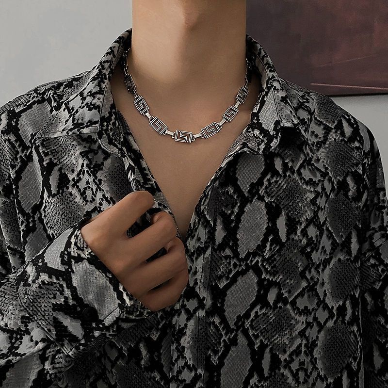back-print-necklace-accessories-trend-hip-hop-vintage-clavicle-chain