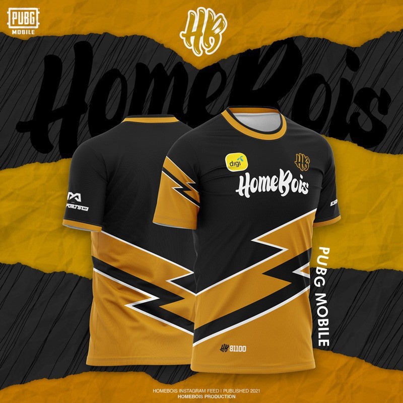 เสื้อเจอร์ซีย์-homebois-2023-pubg-mobile