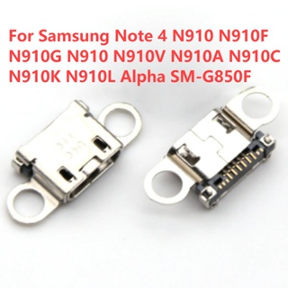 พอร์ตชาร์จ USB สําหรับ Samsung Galaxy Note 4 N910 N910F N910G N910 N910V N910A N910C N910K N910L Alpha SM-G850F 2-20 ชิ้น