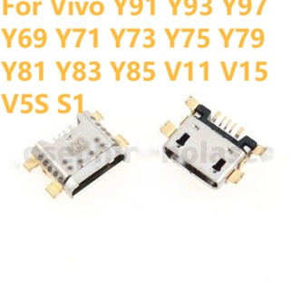พอร์ตชาร์จ USB สําหรับ Vivo Y91 Y93 Y97 Y69 Y71 Y73 Y75 Y79 Y81 Y83 Y85 V11 V15 V5S S1 50 ชิ้น