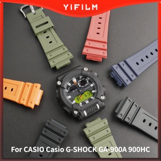 Yifilm สายนาฬิกาข้อมือซิลิโคนเรซิ่น แบบเปลี่ยน สําหรับ Casio Casio G-SHOCK GA-900A 900HC